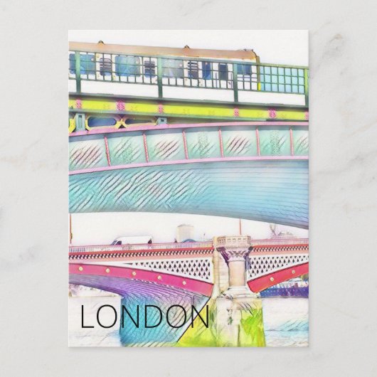 London Bridges Postkarte (Vorderseite)