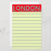 London Briefpapier (Vorne/Hinten)