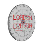 LONDON BRITAIN DARTSCHEIBE (Vorderseite Links)