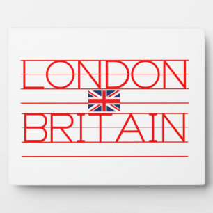LONDON BRITAIN FOTOPLATTE