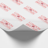 LONDON BRITAIN GESCHENKPAPIER (Ecke)