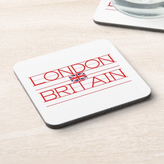 LONDON BRITAIN GETRÄNKEUNTERSETZER (Linke Seite)