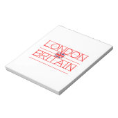 LONDON BRITAIN NOTIZBLOCK (Rotiert)