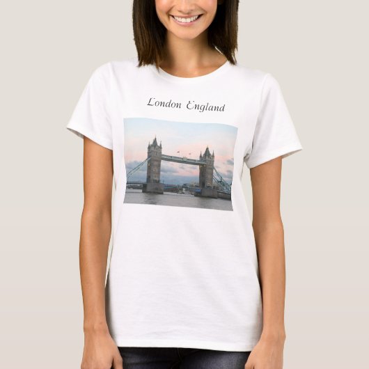 London-Brücke auf Damen-T - Shirt (Vorderseite)