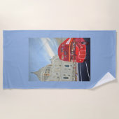 London Bus beach towel  Strandtuch (Vorderseite)