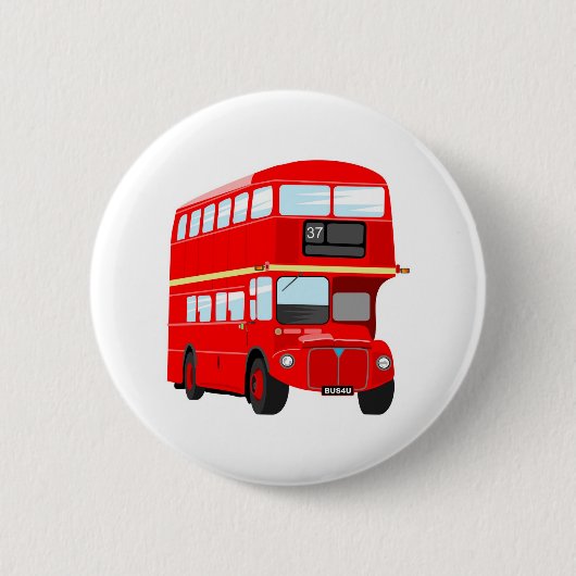 London-Bus Button (Vorderseite)
