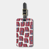 London Bus Gepäckanhänger (Vorderseite vertikal)