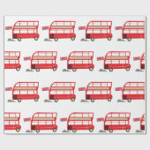 London Bus Geschenkpapier (Flach)