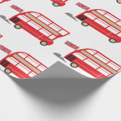 London Bus Geschenkpapier (Ecke)