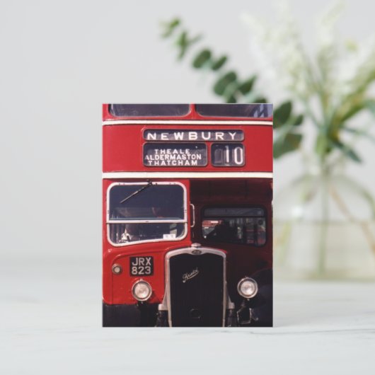 London Bus - Newbury Postkarte (Stehend Vorderseite)