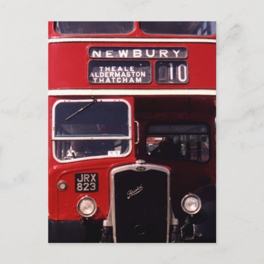 London Bus - Newbury Postkarte (Vorderseite)