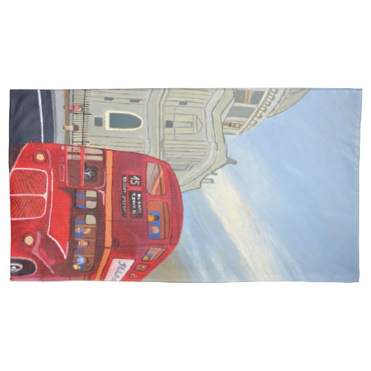 London Bus Pillowcase Kissenbezug (Vorderseite)