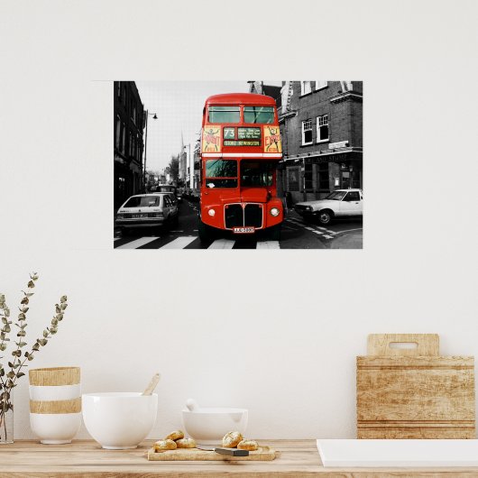London Bus Poster 2 (Küche)