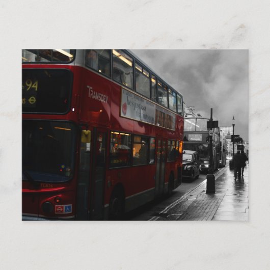 London Bus Postkarte (Vorderseite)