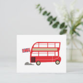 London Bus Postkarte (Stehend Vorderseite)