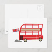 London Bus Postkarte (Vorne/Hinten)