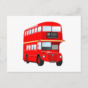 London Bus Postkarte