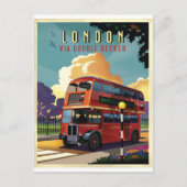 London Bus Postkarte (Vorderseite)