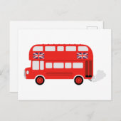 London Bus Postkarte (Vorne/Hinten)