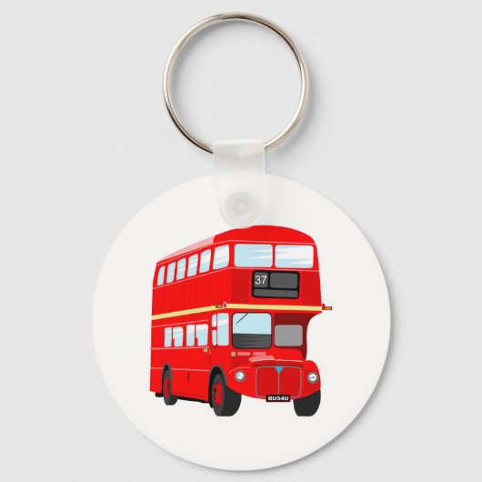 London Bus Schlüsselanhänger (Vorderseite)