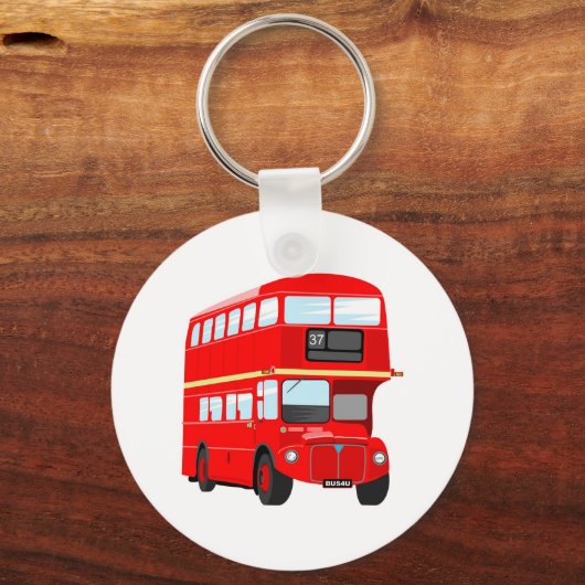 London Bus Schlüsselanhänger (Vorderseite)