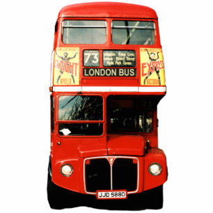 London Bus Skulptur Magnet Fotoskulptur Magnet