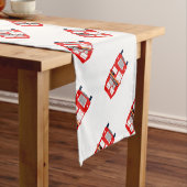 London Bus Table Runner Kurzer Tischläufer (Beispiel)