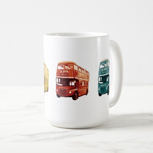 London-Bus-Tasse Kaffeetasse (VorderseiteRechts)
