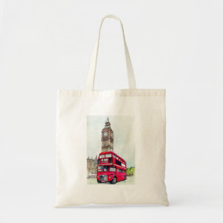 London-Bus und Big Ben Tragetasche