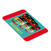 London Buses Kühlschrankmagnet Magnet (Rechte Seite)