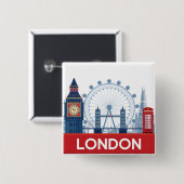 London Button (Vorne & Hinten)