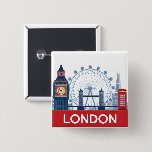 London Button (Vorne & Hinten)