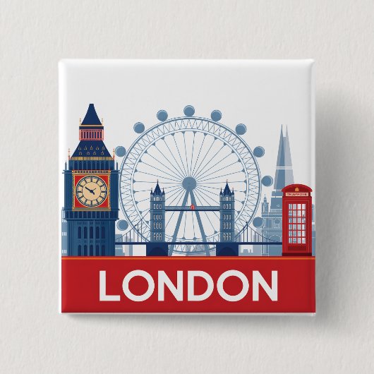 London Button (Vorderseite)