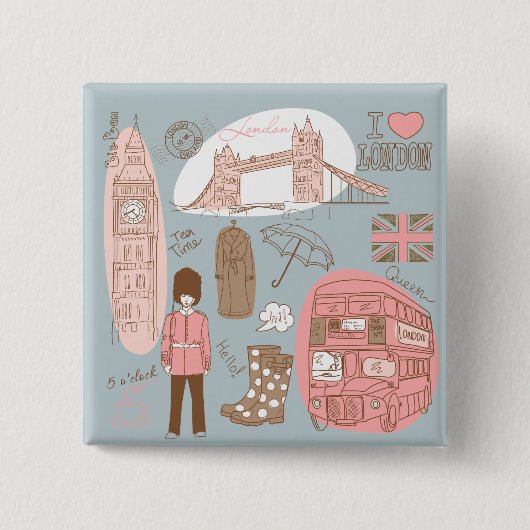 London Button (Vorderseite)