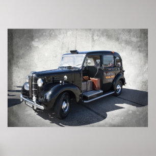 LONDON CAB 1955 POSTER