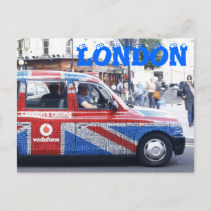London Cab Postkarte