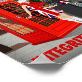 London Calling Art Print Poster (Ecke)