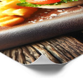 London Calling Burger Poster (Ecke)