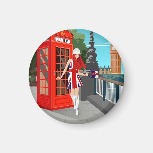 London Calling Magnet (Vorne)