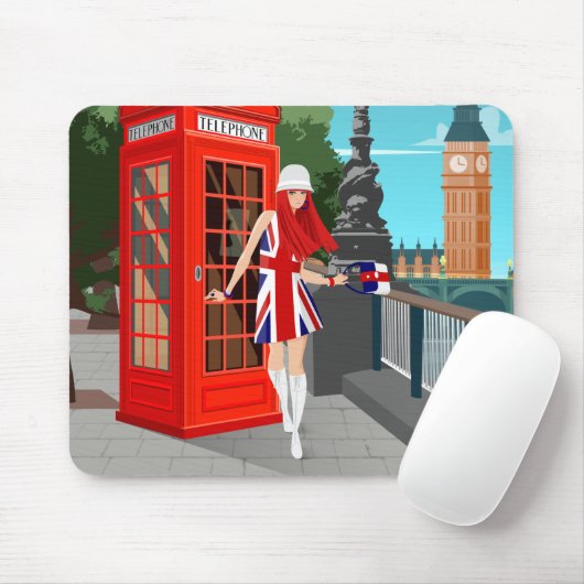 London Calling Mousepad (Mit Mouse)