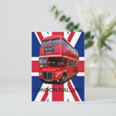 LONDON CALLING POSTCARD POSTKARTE (Stehend Vorderseite)