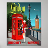 London Calling Small Poster (Vorne)