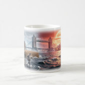London Calling Sturmflut Stadt Vision Tasse (Mittel)