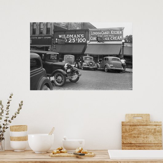 London Candy Kitchen, 1938 Poster (Küche)