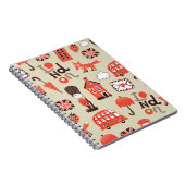 London Childish: Funny Pattern Design Notizblock (Rechte Seite)