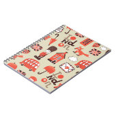 London Childish: Funny Pattern Design Notizblock (Linke Seite)