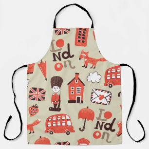 London Childish: Funny Pattern Design Schürze