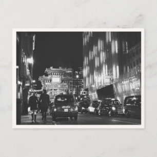 London China Town Tor Nachtfoto Gruß Postkarte