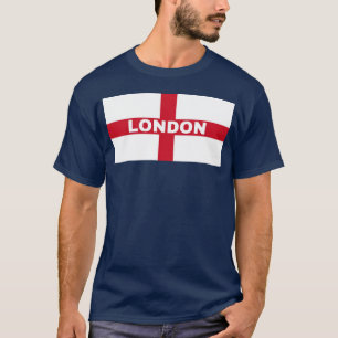 London City auf englischer Flagge lustig T-Shirt