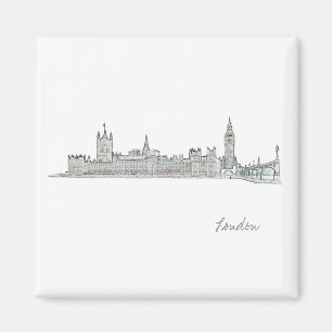 London City Big Ben Architecture Landschaftsmagazi Magnet